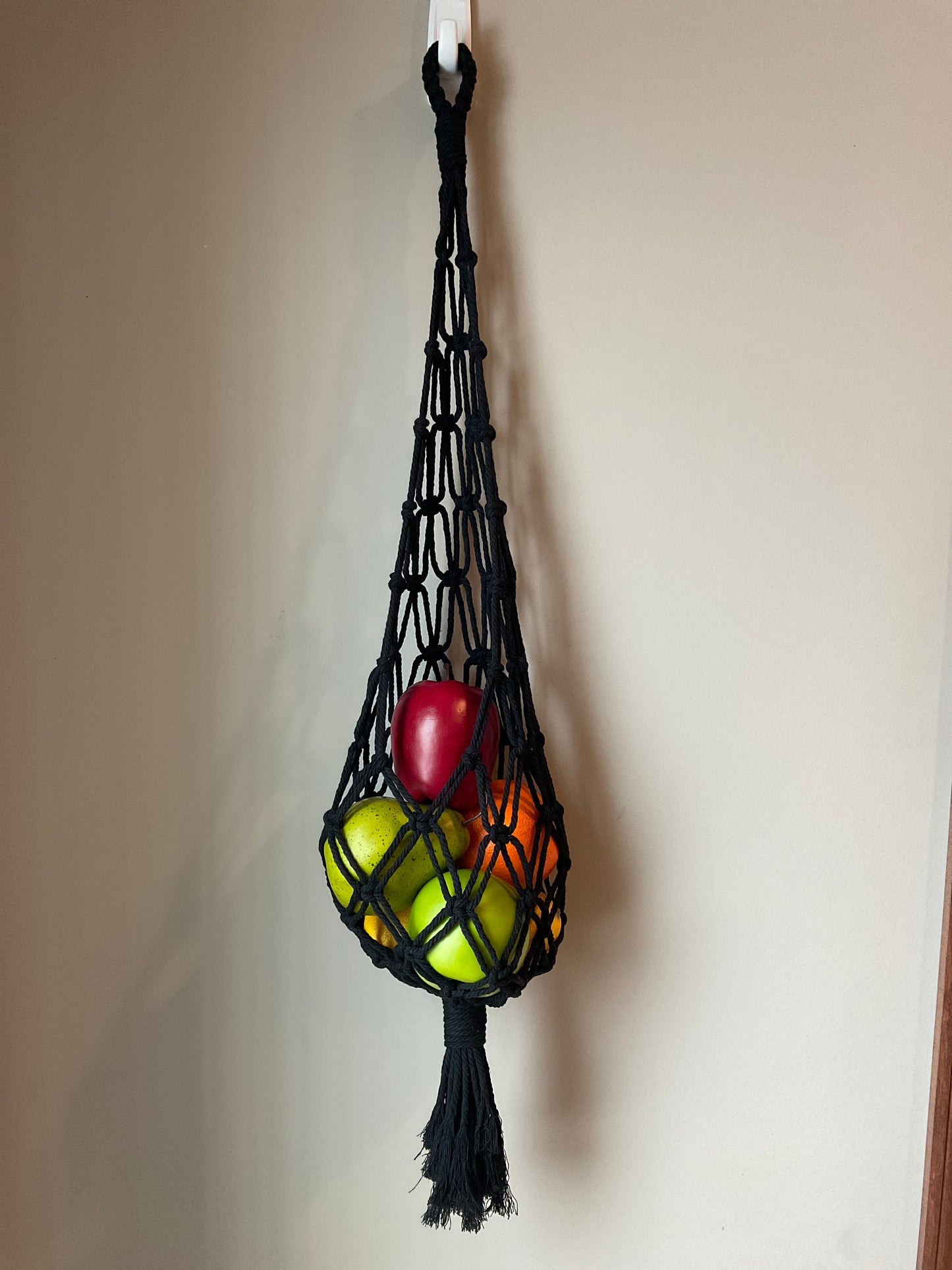 Macrame Hanging Fruit-Veg Basket